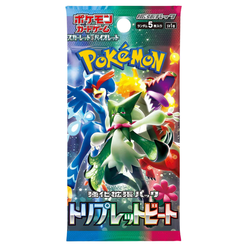 Live Opening Pokémon TCG: Triplet Beat [SV1a] Booster Pack